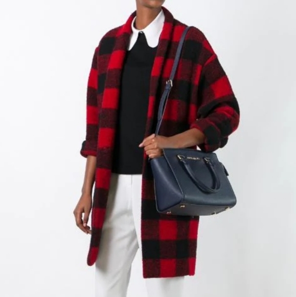 Michael Kors bag handbag shoulder bag totes navy - Picture 3 of 8